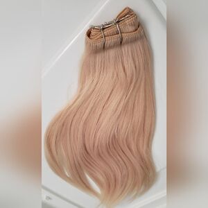 Bellami Sew In Volume Weft Hair Extension 16" WHITE BLONDE